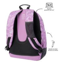 Mochila Camuflaje Rosa Crayoles TOTTO, 44x33x13,5 cm