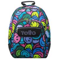 Mochila Emojis Crayoles TOTTO, 44x33x13,5 cm