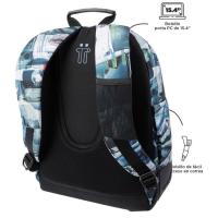 Mochila Postales y Casettes Crayoles TOTTO, 44x33x13,5 cm