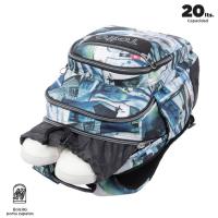 Mochila Postales y Casettes Crayoles TOTTO, 44x33x13,5 cm