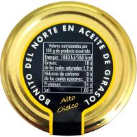 Bonito del norte en aceite de girasol MUTRIKUARRA, frasco 225 g