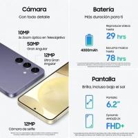 SAMSUNG Galaxy S24 Onyx smartphone libre beltza, 8+128 GB, 5G