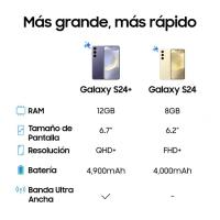 SAMSUNG Galaxy S24 Onyx smartphone libre beltza, 8+256 GB, 5G