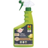 Insecticida triple acción contra insectos, hongos y ácaros BIO COMPO, spray 750 ml