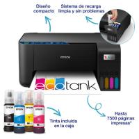 Impresora multifunción de tinta, negra, Ecotank ET-2860 EPSON