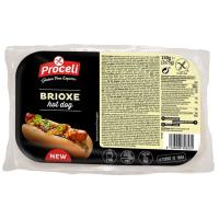 Pan hot dog brioxe sin gluten PROCELI, pack 2x75 g
