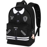 Mochila HS Fan 2.2 negra Varsity  Wednesday 6145 MIERCOLES, 44x31x18 cm