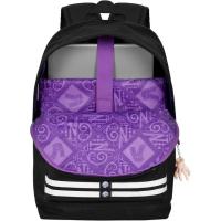 Mochila HS Fan 2.2 negra Varsity  Wednesday 6145 MIERCOLES, 44x31x18 cm