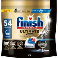 Lavavajillas máquina FINISH ULTIMATE PLUS, bolsa 54 dosis