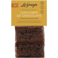 Bizcocho de cacao s/ gluten s/ lactosa LA GRANJA, paquete 350 g