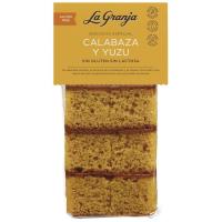 Bizcocho calabaza s/ gluten s/ lactosa LA GRANJA, paquete 350 g