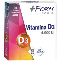 Vitamina D3 4000 Ui+ Form YNSADIET, caja 30 uds