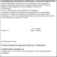Vitamina D3 4000 Ui+ Form YNSADIET, caja 30 uds