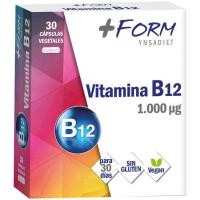 YNSADIET B12 Bitamina + Form, kutxa 30 ale