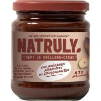 Crema de cacao y avellanas NATRULY, frasco 285 g