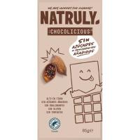 Chocolicious negro NATRULY, tableta 85 g