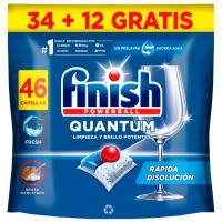 FINISH QUANTUM ontzi garbigailurako detergentea, poltsa 34+12 dosi