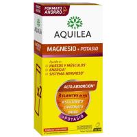 Comprimidos efervescentes magnesio+potasio AQUILEA, caja 28 uds