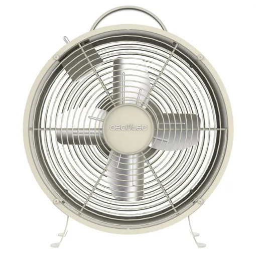Ventilador de sobremesa 8211/ Energy Silence 400 Retro Desk Beige CECOTEC