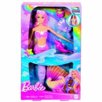 Muñeca Barbie toque de magia Malibú sirena cambia de color edad rec:+3 años BARBIE