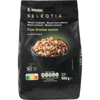 Muesli de frutos secos EROSKI SELEQTIA, bolsa 500 g