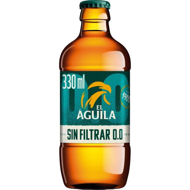 precios Cerveza 0,0 Sin Filtrar El Aguila, Botellín 33 Cl en Eroski