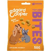 Bocaditos pequeños de pollo para perro EDGARD&COOPER, bolsa 50 g