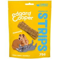 Tiras de pavo para perro EDGARD&COOPER, paquete 75 g