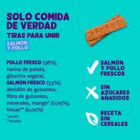 Snack tiras de salmón para perro EDGARD&COOPER, paquete 75 g