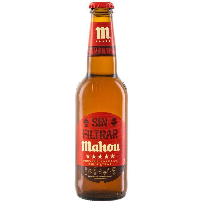 precios Cerveza Sin Filtrar Mahou, Botellín 33 Cl en Eroski