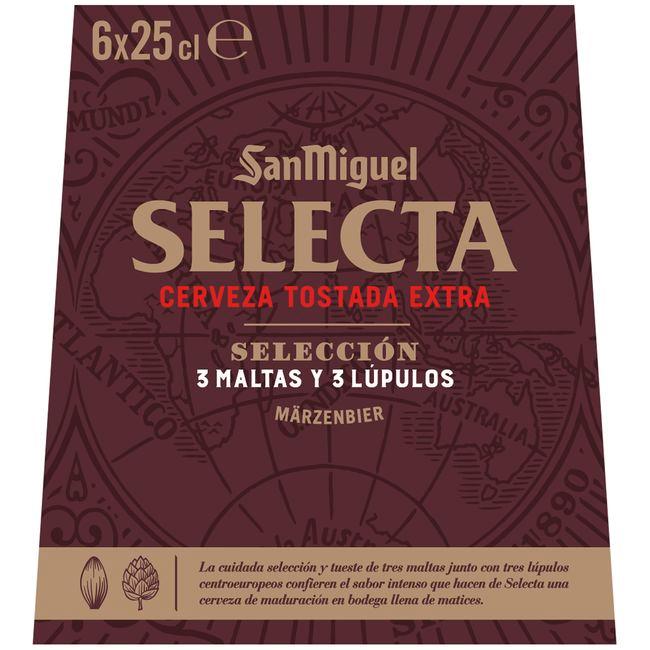 precios Cerveza San Miguel Selecta, Pack Botellín 6X25 Cl en Eroski