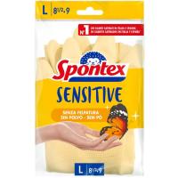 Guante sensitive Talla L SPONTEX, bolsa 1 par