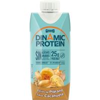 Batido proteico life de plátano y cacahuete DINAMIC, brik 330 ml