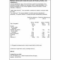 Zumo Índico con jengibre BIFRUTAS, botella 240 ml