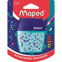 Sacapuntas doble con depósito, Shaker Pixel Party 2 MAPED