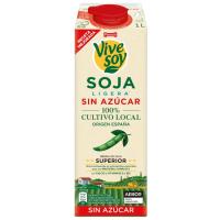 Bebida de soja ligera sin azúcar VIVESOY, brik 1 litro
