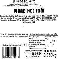 Patatas mojo picón COCINA DEL NORTE, bandeja 250 g