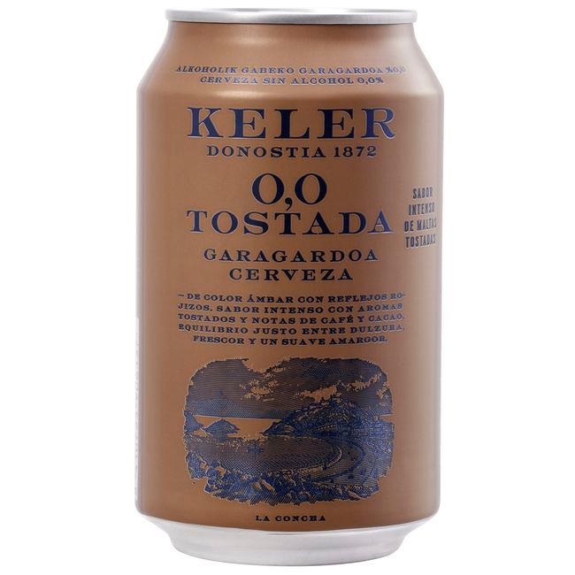 precios Cerveza Tostada 0,0 Keler, Lata 33 Cl en Eroski