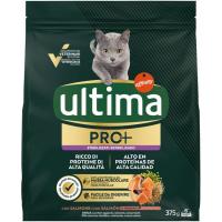 Alimento de salmón gatos esterilizados ULTIMA, paquete 375 g