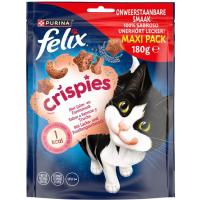 Crispies de salmón para gato FÉLIX, bolsa 180 g