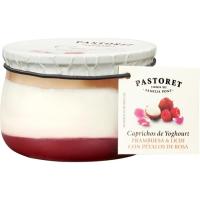 Capricho de frambuesa y lichi PASTORET, tarrina 150 g