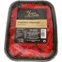 Pimiento de piquillo extra entero JOYAS DEL VALLE, tarrina 265 g