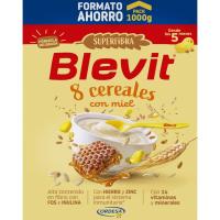 Papilla superfibra 8 cereales con miel BLEVIT, caja 1000 g