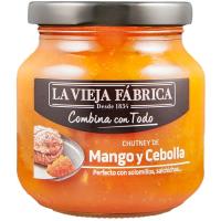 Chutney de mango y cebolla LA VIEJA FABRICA, frasco 280 g