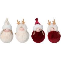 Muñeca Reno para decoración de Navidad, modelo surtido ¿cuál te llegará?, 13 cm