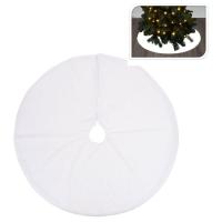 Cubre pie blanco para árbol Navideño, Ø 90 cm