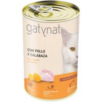 Alimento de pollo para gato GATYNAT, lata 400 g