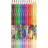 Lápices de colores, 12 colores Barbie MAPED, pack 12 uds