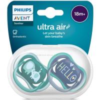 Chupete para niño deco +18 PHILIPS AVENT ULTRA AIR, pack 2 uds