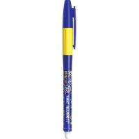 Bolígrafo tinta gel borrable, tinta azul, punta 0,7mm, 2 recambios Illusion BIC